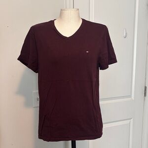 Tommy Hilfiger Burgundy Short Sleeve Tee